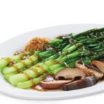 Chinese Kale and Shitake Mushrooms with Oyster Sauce