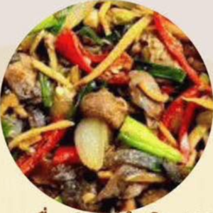 เครื่องไก่ผัดขิง