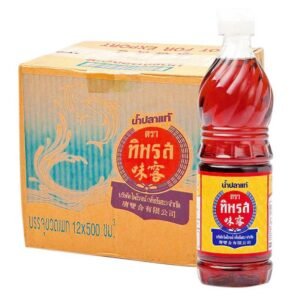 ทิพรส น้ําปลาแท้ 500 มล. x 12 **12 หน่วย**