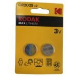 KODAK ถ่านกระดุม ลิเธียม KCR2025 แพค 2