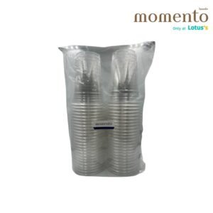 โมเมนโต แก้วPETใส 16OZ ปาก 95มม 50ใบ