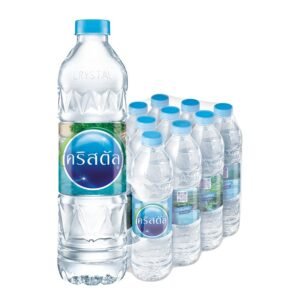 คริสตัล น้ําดื่ม 600 มล. x 12 **12 หน่วย**