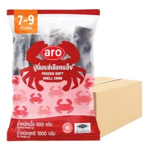 เอโร่ ปูนิ่มแช่แข็ง (7-9 ตัว/กก.) 1 กก. x 18 **18 หน่วย**