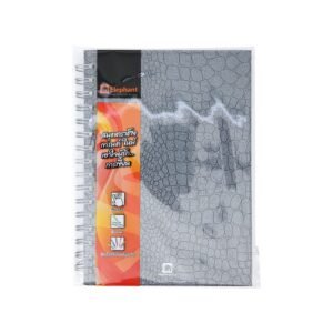 ตราช้างสมุดริมลวดปกแข็งWHC401A CROC(1X5)