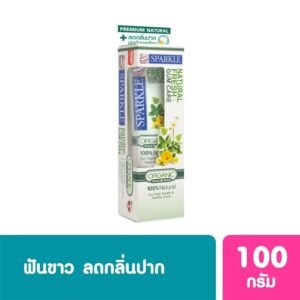 SPARKLE สปาร์คเคิล ยาสีฟัน เนชอรัล เฟรช แอนด์ กัม แคร์ 100 กรัม