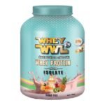 WHEY WWL เวย์โปรตีนดับบลิวดับบลิวแอล เวย์โปรตีนไอโซเลท รสซูกัส 4 ปอนด์