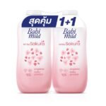 BABIMILD เบบี้มายด์ ออร์แกนิก เบบี้ พาวเดอร์ ไวท์ ซากุระ 350 กรัม แพ็คคู่