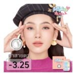 JELLY KISS เจลลี่คิส วนิลา เกร์ย ชนิดรายเดือน ค่าสายตา -3.25 (บรรจุ 2ชิ้นต่อกล่อง)