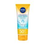 NIVEA นีเวีย ซัน เอ็กซ์ตร้า โพรเท็ค เดลี่ มอยส์ บอดี้ เอสเซนส์ เซรั่ม SPF50 PA+++ 180 มล.