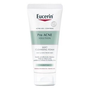 EUCERIN ยูเซอริน โปร แอคเน่ โซลูชั่น ซอฟท์ คลีนซิ่ง โฟม 50 กรัม
