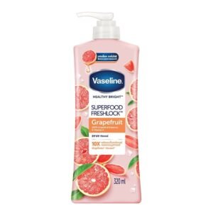 VASELINE วาสลีน เฮลธี้ ไบรท์ ซุปเปอร์ฟู้ด เฟรชล็อค เกรปฟรุต 320 มล.