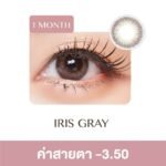 PEGAVISION พีก้าวิชั่น คาโอริ ไอริส เกรย์ ชนิดรายเดือน -3.50 บรรจุ 2 เลนส์/กล่อง
