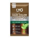 LYO ไลโอ แฮร์ คัลเลอร์ แชมพู 03 สีน้ำตาลประกายทอง 30 มล. แชมพูปิดผมขาว