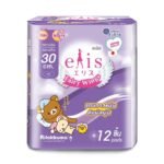 ELIS เอลิส ผ้าอนามัย แฟรี่ วิงส์ กลางวัน กลางคืน 30 ซม. มีปีก 12 ชิ้น