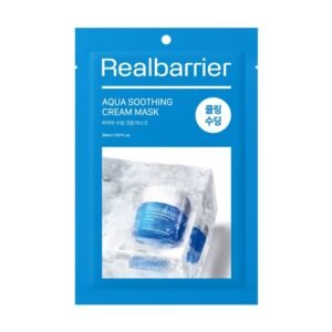 REAL BARRIER เรียล แบริเออร์ อควา ซูทติ้ง ครีม มาสก์ 1 แผ่น