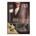 LE SASHA เลอซาช่า แนทเชอรัล แคร์ แฮร์ คัลเลอร์ แชมพู สีน้ำตาลเข้ม 30 มล.แชมพูเปลี่ยนสีผม