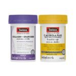 SWISSE สวิสเซ คอลลาเจน + เกรปซีด 60 เม็ด + สวิสเซ ซี อะเซโรล่า พลัส 60 เม็ด