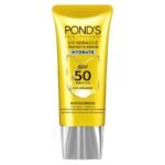 POND'S พอนด์ส ยูวี มิราเคิล โพรเทค แอนด์ รีแพร์ ไฮเดรต เอสพีเอฟ 50 พีเอ ++++ 30 กรัม